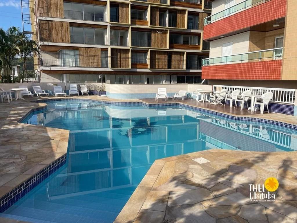 Thel Ubatuba - Apto 116/D, Costa Atlantica - Pe Na Areia Экстерьер фото